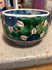 Asian Japanese antiques, 2 hand-painted gold-painted porcelain bowls picture