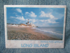 Montauk Point Lighthouse Long Island New York Magnet Souvenir Refrigerator NL5 picture