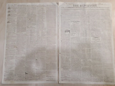 RARE 1806 Newspaper THE REPERTORY, Boston  MA, USA-Britain Politics, 8/18/1806 picture
