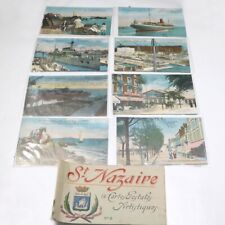 Set Of 8 Saint Nazaire France Vintage Color Artistic Collectible Photo Postcards picture