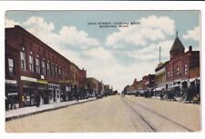 [81451] 1917 POSTCARD showing MAIN STREET, looking West, BOZEMAN, MONT. picture