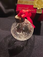 Lenox Starlight Ornament 1985 crystal hand blown ball picture