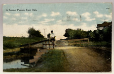 1909 A Summer Pleasure, Enid, Oklahoma OK Vintage Postcard picture