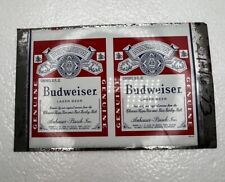 Budweiser Unrolled Can 10oz Beer Anheuser Busch RARE 70s 1973 VINTAGE  picture
