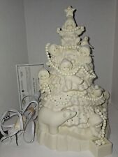 2004 Dept 56 56.06500 The Snowbabies Christmas Tree Danbury Mint Light Lamp picture