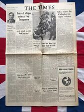 1969 Newspaper Springboks Rugby Vietnam War Protests Israel Ship Bomb picture
