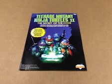 Vintage TMNT II Secrets Of The Ooze Official Motion Picture Sticker Album Unused picture