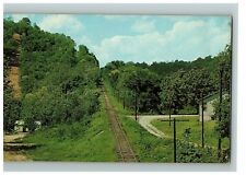 1960s Postcard Madison IN World's Steepest Largest Standard Gauge Railway Cut picture