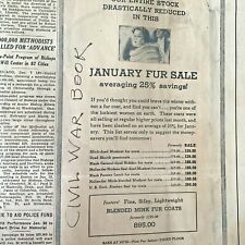 The New York Times Sunday Newspaper Incomplete 1940 Great Fashion Ads See Photo picture