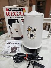Vintage MCM 60's Unused Regal Poly-Perk 4-8 Cup Electric Percolator K7508 picture
