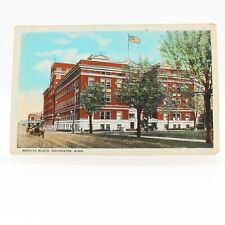 Postcard Medical Block Rochester MN Minnesota Unposted Street View Old Car picture