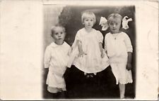 Logan Kansas Mallory Family Children Edith Cleo Norris RPPC Postcard E22 picture