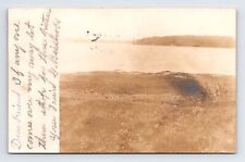 c1906 RPPC Postcard Newark NJ New Jersey Unknown Lake View Posted from Newark picture