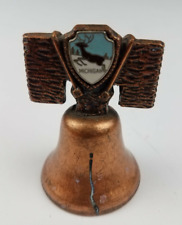 Liberty Bell Michigan Cracked Small Bronze Deer Emblem Collectors 2