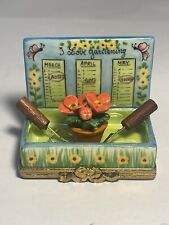 I Love gardening Genuine  Limoges Box picture