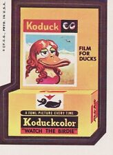 Topps 1973 Wacky Packages Sticker 3rd Series Koduck Koduckcolor Tan Back picture