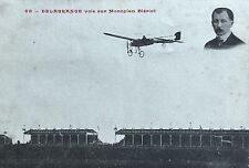 c1907 Delagrange Flies Bleriot Monoplane Antique French Postcard picture