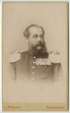 1891 Military CDV. Baron Henry de Gablentz. Erfurt. See medals. picture