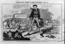 Strong's Dime Caricatures,The Schoolmaster Abroad,Abraham Lincoln,Alabama,1861 picture