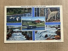 Postcard Duluth MN Minnesota Municipal Zoo At Fairmount Park Vintage PC picture