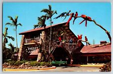 Miami, FL   Entrance To Parrot Jungle   1950s Unposted Postcard picture