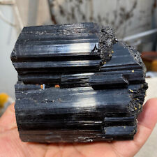 2.3lb Black Schorl Gemstone Tourmaline Crystal Rough Mineral Specimen Collection picture