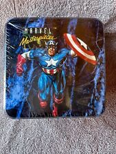 Marvel Masterpieces 1993 Captain America Sealed Tin Limited Edition Series 1 VTG picture