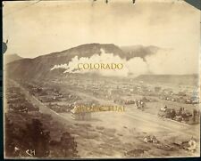DURANGO LAPLATA COUNTY COLORADO cabinet card photograph smelters Strater ca 1895 picture
