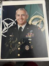 General Wes Clark Signed Auto Military Photo Autograph Presidential Candidate picture