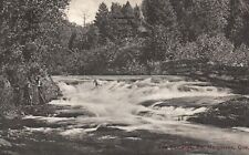Vintage Postcard 1924 Les Cascades River Forest Ste Marguerite Quebec Canada picture