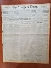 1921 JANUARY 20 NEW YORK TIMES NEWSPAPER - CARPENTER FIGHT IS OFF - NT 8107 picture