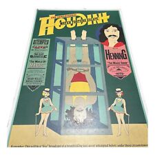 Rare Vintage Original Doug Henning Houdini Illusion Poster Plaque Mounted 1970s picture