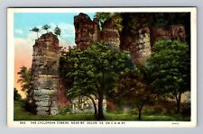 Mt Solon VA-Virginia, The Cyclopean Towers, Antique, Vintage Souvenir Postcard picture