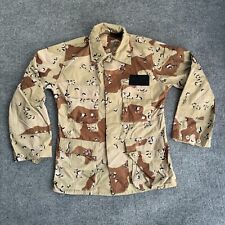 Vintage USGI Desert Camouflage Combat Coat Small Regular Shirt Button Front 80s picture