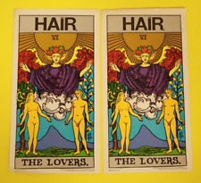 Set of 2 Hair VI The Lovers Tarot Paper Print Albano Waite 11
