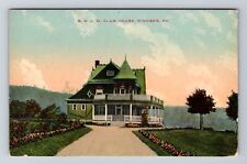 Windber PA-Pennsylvania, B.W.C.M. Club House, c1910 Vintage Postcard picture
