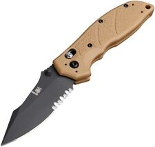 Hogue Tan G10 Handle Folding Knife w /Partially Serrated 3.25