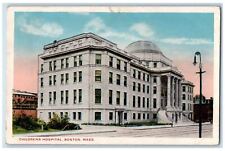 c1910's Childrens Hospital Building Boston Massachusetts MA Antique Postcard picture