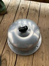 VINTAGE REGAL VOGUE Aluminum Cake Pan Carrying Style w Slide Lock Silver & Black picture