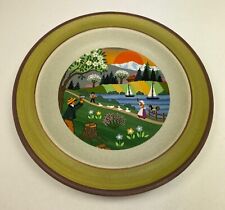 Schramberg Germany Folk Art Mini 6 inch Hanging Plate - summer picture