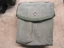 US Gunner Pouch Case w/ Alice Clips Old School OD Nylon 200 rd New Old Stock picture