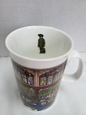 Harrods Fine Bone China Tea Coffee TALL Latte Mug, Doorman And Retro Motif  picture
