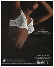 1980's Lingerie Bra Magazine Print Ad Women Fashion -1pg picture