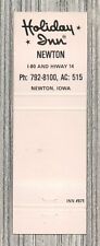 Matchbook Cover-Holiday Inn Newton IA-1352 picture