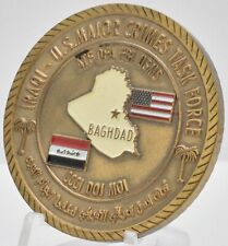 Department of Justice Iraqi US Major Crimes Task Force FBI ATF Challenge Coin picture