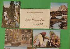 (10) Glacier National Park Postcards Pre-1960 U.S. National Parks Store Souvenir picture