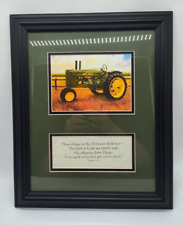 John Deere Tractor Picture with Religious Scripture 16.5