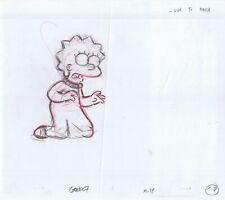 Simpsons Maggie 2005 Original Art w/COA Animation Production Pencil GABF07 38 C7 picture