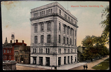 Vintage Postcard 1915 Masonic Temple (Barto Building) Harrisburg, Pennsylvania picture