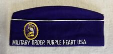 Authentic Vintage Military Order Purple Heart Hat Red Wing, MN Chapter 1977 picture